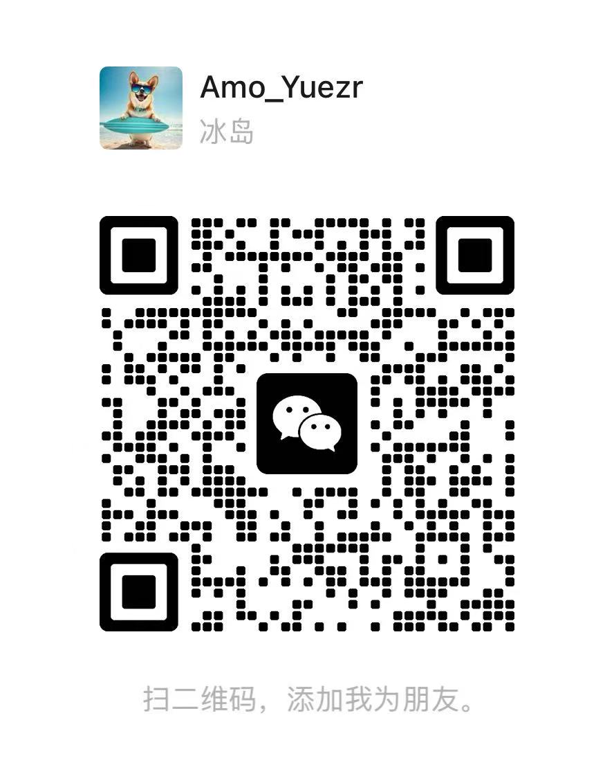 WeChat QR code for Zhengrong Yue (Amo_Yuezr)